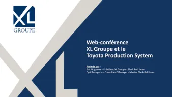XL Groupe et le Toyota Production System